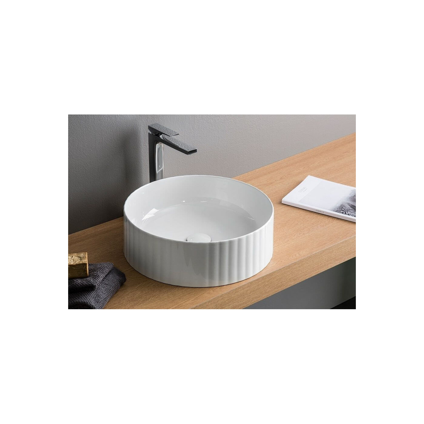 Umywalka Nablatowa Millerighe Bianco 44 cm OSL0100100 Artceram