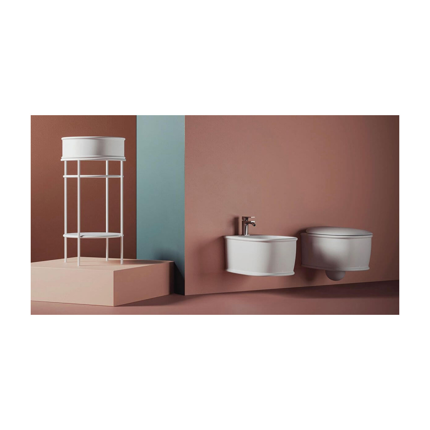 Miska WC Atelier Podwieszana Bezkołnierzowa Bianco ATV0010100 Artceram