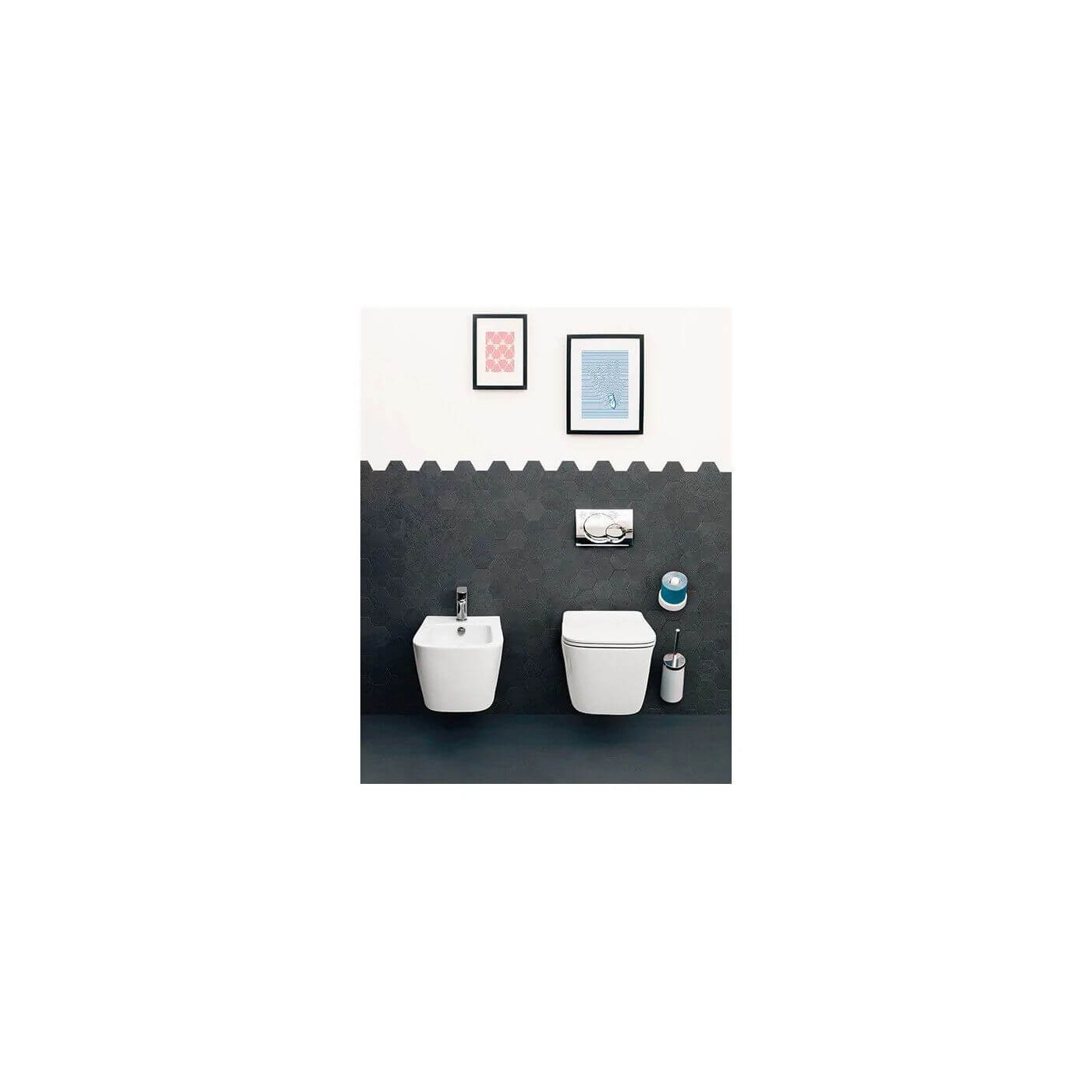 Miska WC A16 Podwieszana Bezkołnierzowa Bianco ASV0030100 Artceram