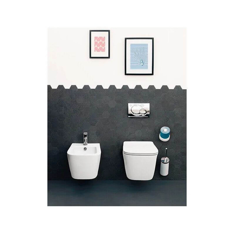 Miska WC A16 Podwieszana Bezkołnierzowa Bianco ASV0030100 Artceram