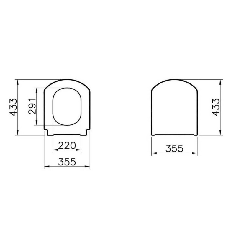 Deska WC Valarte Wolnoopadająca 124-003R009 Vitra