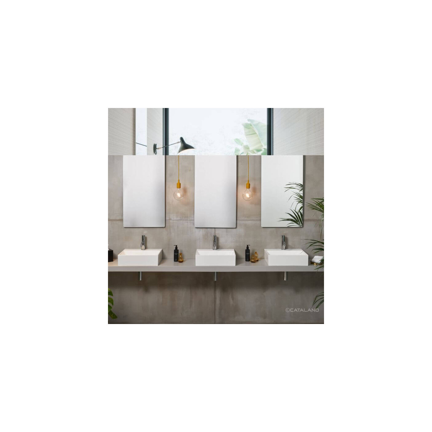 Umywalka Biała Premium Biały Połysk 45x35 0220450001 Catalano