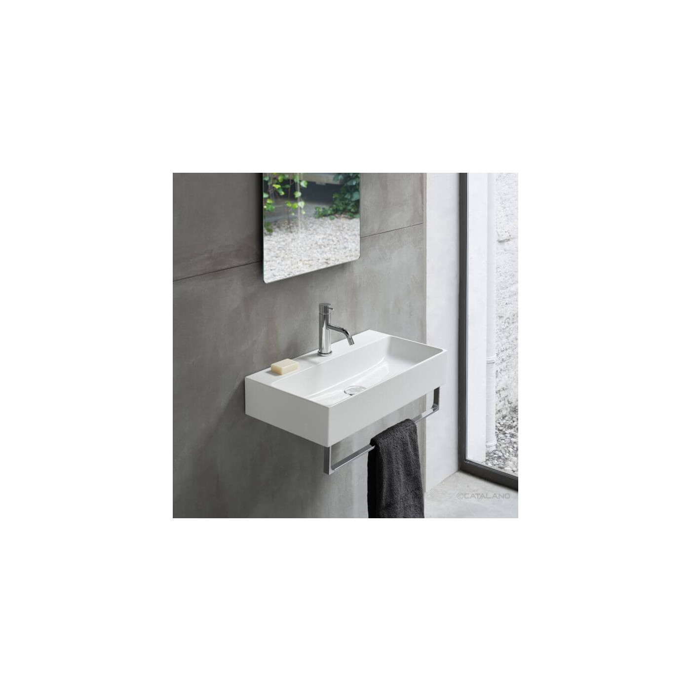 Umywalka Premium Biały Połysk 65x35 0220650001 Catalano