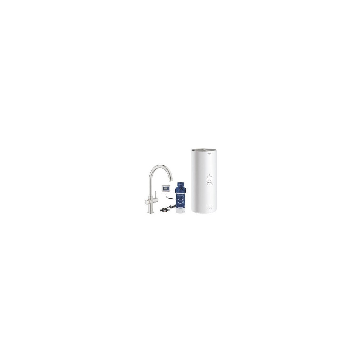 Wylewka I Bojler W Rozmiarze L GROHE Red Duo Stal Nierdzewna 30079DC1 Grohe