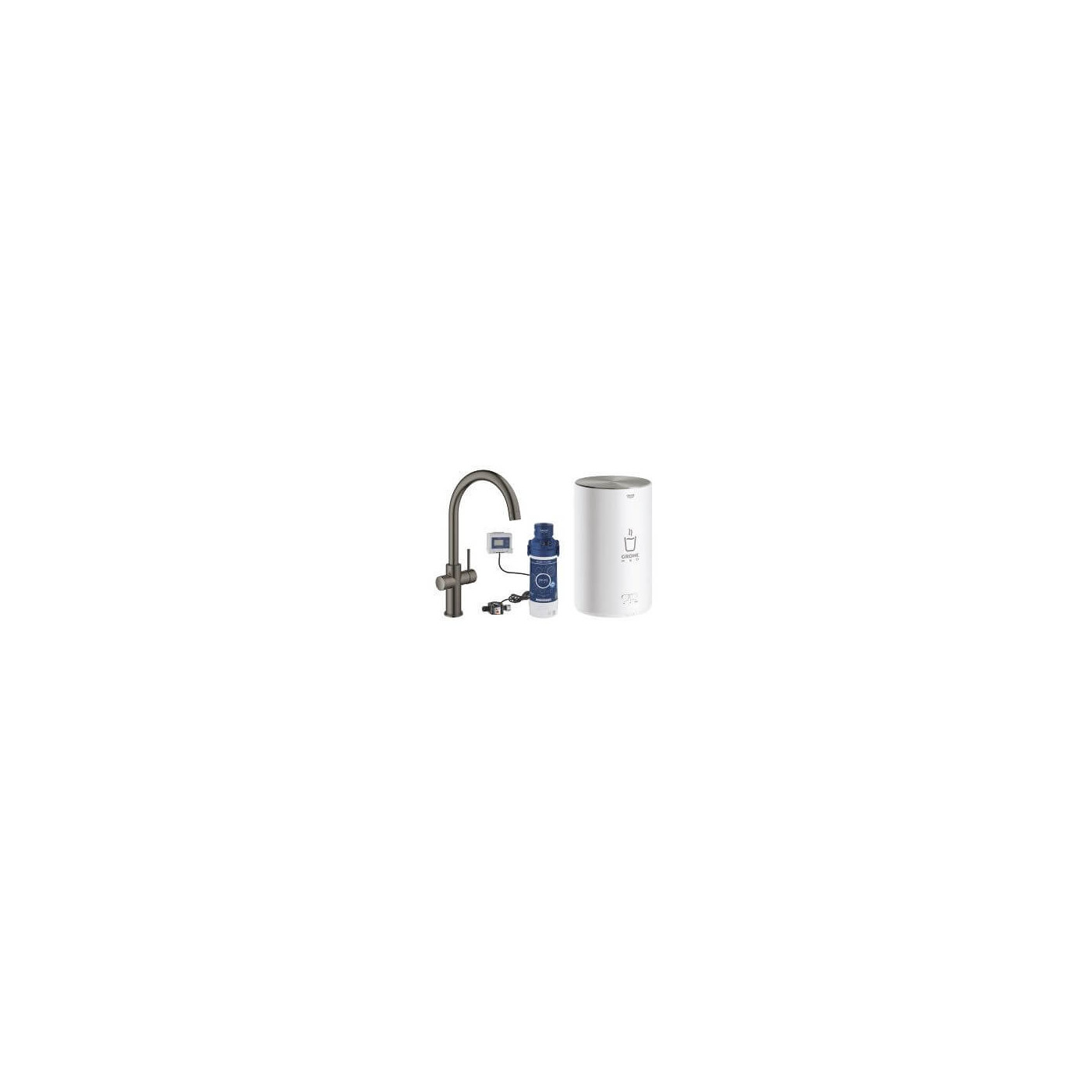 Wylewka I Bojler W Rozmiarze M GROHE Red Duo Brushed Hard Graphite 30083AL1 Grohe