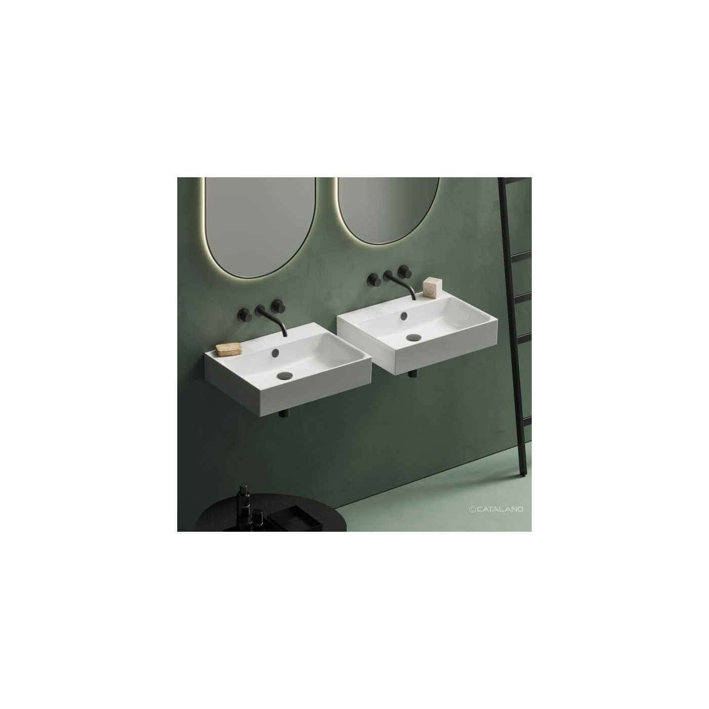 Umywalka Premium Biały Połysk 60x47 0220600001 Catalano