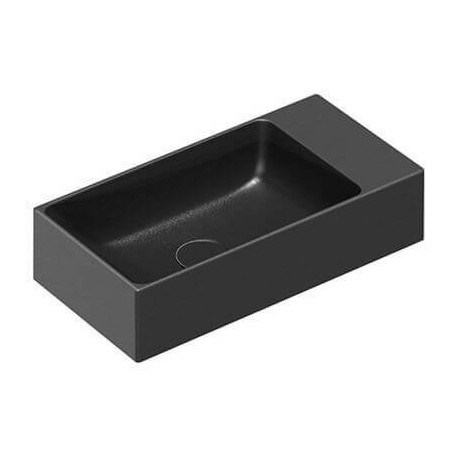 Umywalka Naścienna Premium Czarny Mat 50x25 0220520022 Catalano