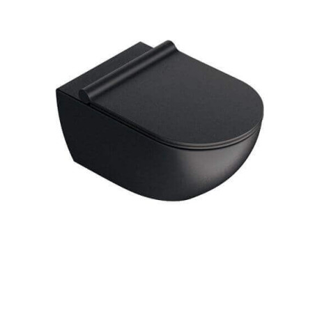 Miska WC Sfera Czarny Mat 35x54,5 1VSF54RNS + mocowanie KFST00 Catalano