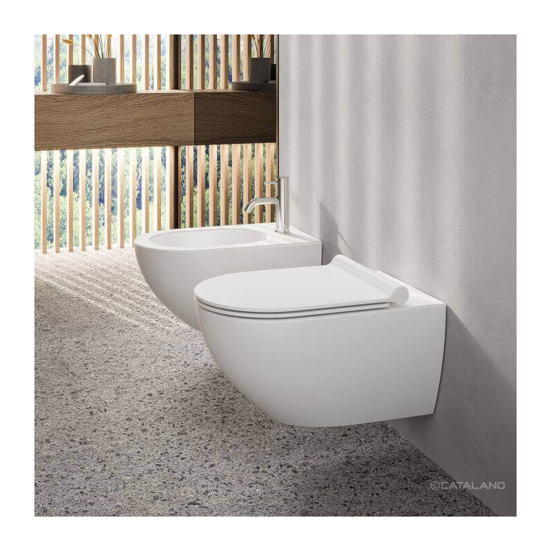 Miska WC Sfera Biały Mat 35x54,5 1VSF54RBM + zestaw montażowy KFST00 Catalano
