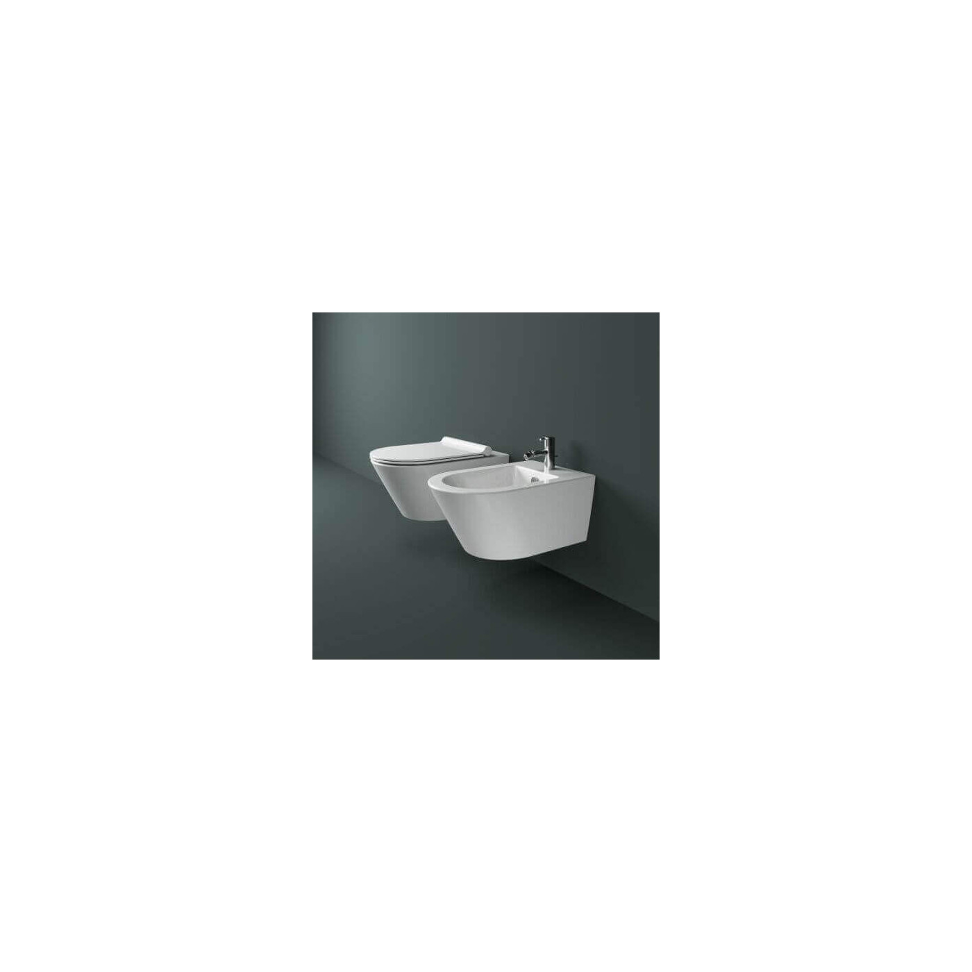 Miska WC Zero Biały Mat 35x55 1VS55NRBM + mocowania KFST00 Catalano