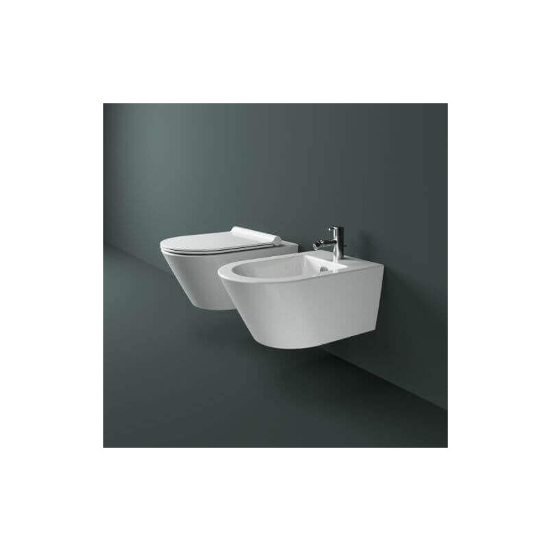 Miska WC Zero Biały Mat 35x55 1VS55NRBM + mocowania KFST00 Catalano