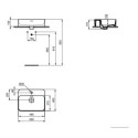 Umywalka Nablatowa Strada II Biała 50x40 T296601 Ideal Standard
