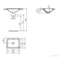 Umywalka Wpuszczana W Blat Connect Biała 50x38 E505701 Ideal Standard