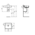 Umywalka Strada II Biała 50x43 T363701 Ideal Standard