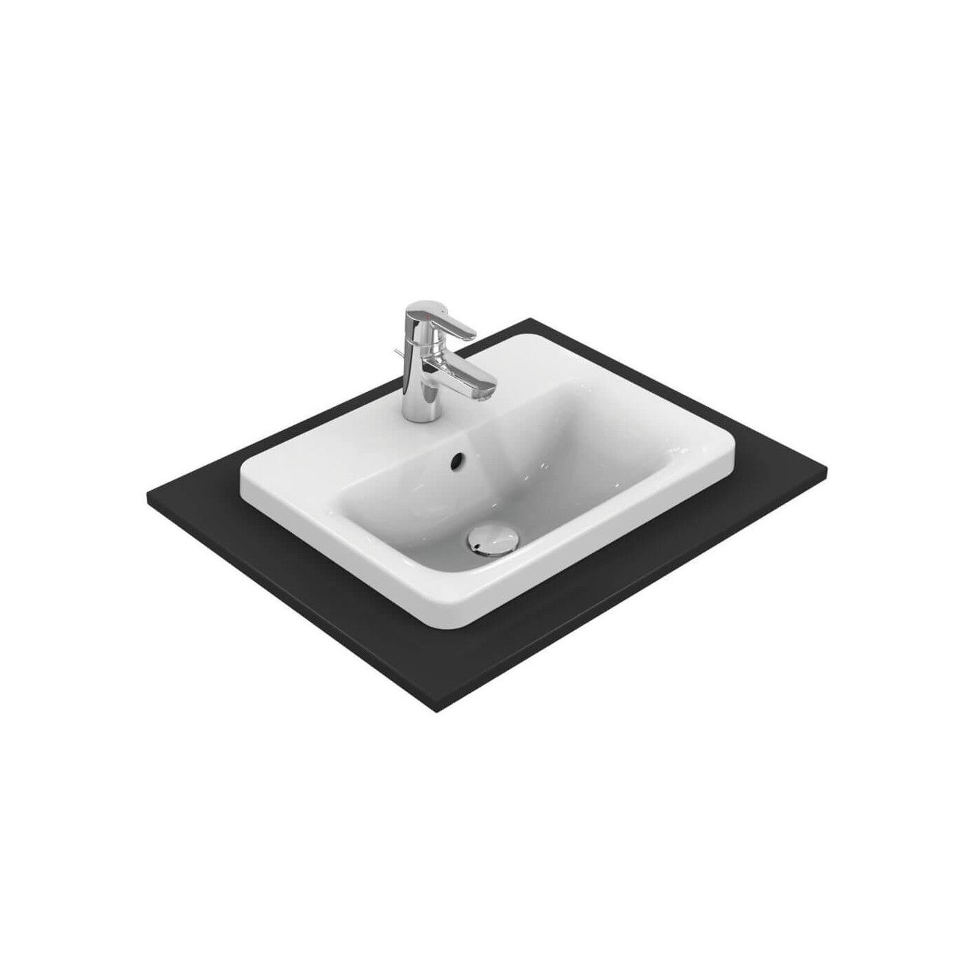 Umywalka Wpuszczana W Blat Connect Biała 50x39 E504301 Ideal Standard