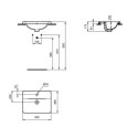 Umywalka Wpuszczana W Blat Connect Biała 50x39 E504301 Ideal Standard