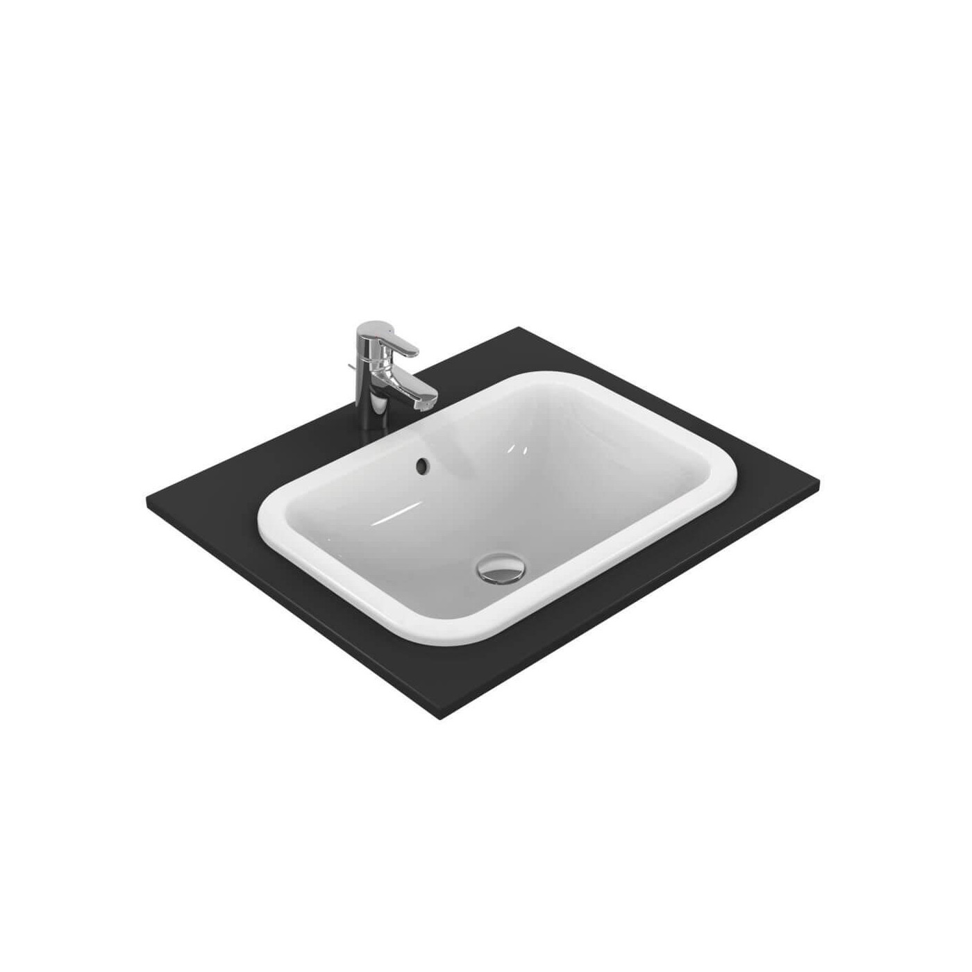 Umywalka Wpuszczana W Blat Connect Biała 58x41 E505901 Ideal Standard