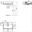 Umywalka Nablatowa Strada 2 Biały 60x40 T299801 Ideal Standard