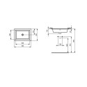 Umywalka Podblatowa Strada Biały 60x34 K077901 Ideal Standard