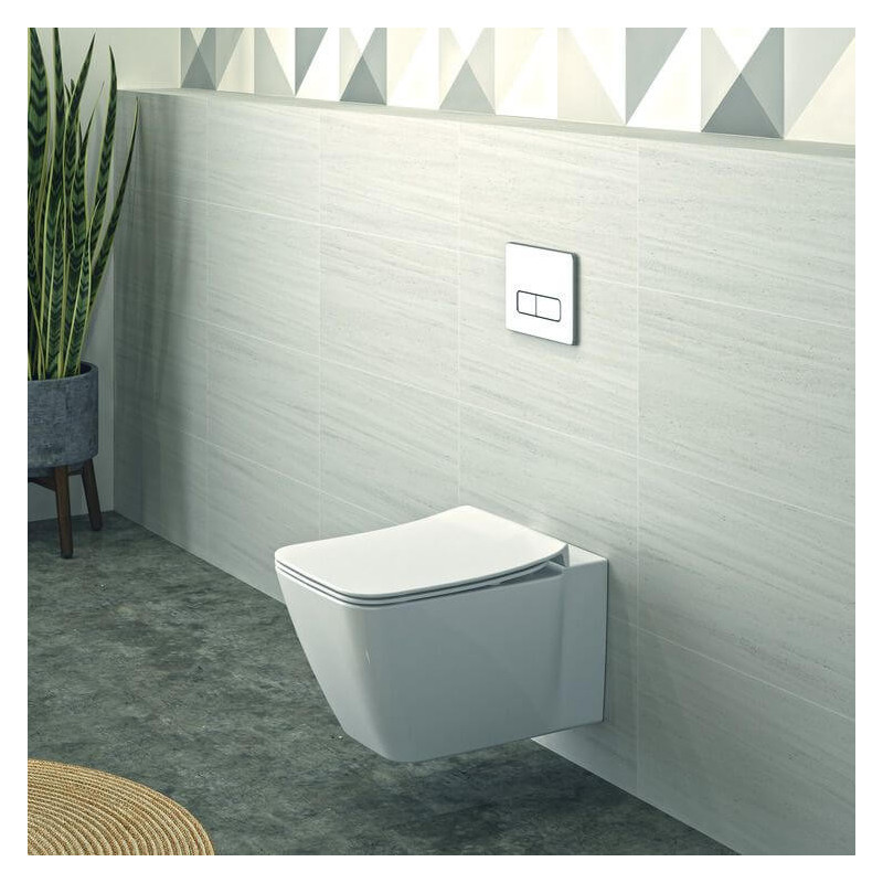Miska WC Wisząca Aquablade Strada 2 Biały 54,5x36,5 T299701 Ideal Standard