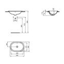 Umywalka Podblatowa Connect Biały 55x38 E504801 Ideal Standard