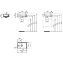Umywalka Lewa Strada 2 Biały 45x27 T299501 Ideal Standard