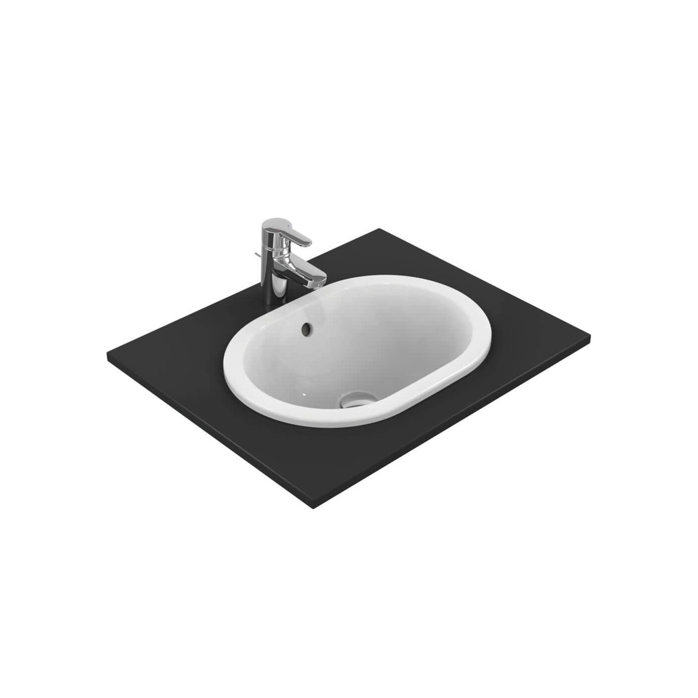 Umywalka Wpuszczana W Blat Connect Biały 48x35 E504501 Ideal Standard