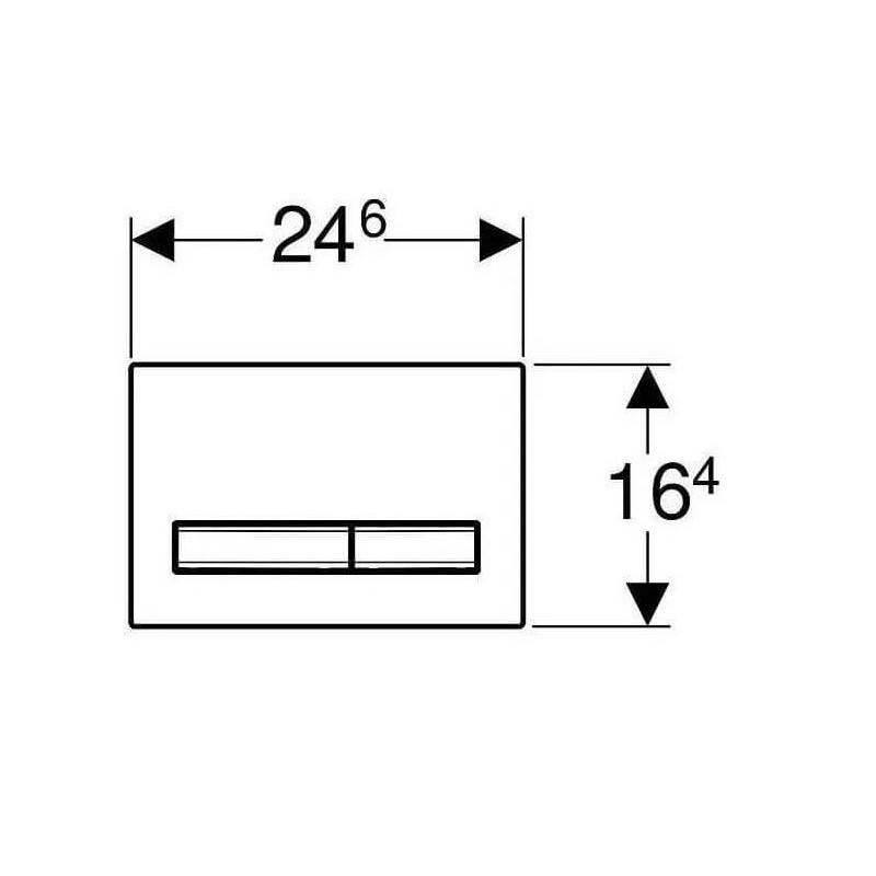 Przycisk Sigma 50 Biały 115.672.11.2 Geberit