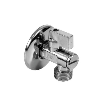 Zawór Kulowy Kątowy Z Filtrem 1/2x3/8 Z Metalowym Pokrętłem 9772 Tycner