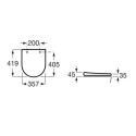 Deska WC Gap Compacto A801D22001 Roca