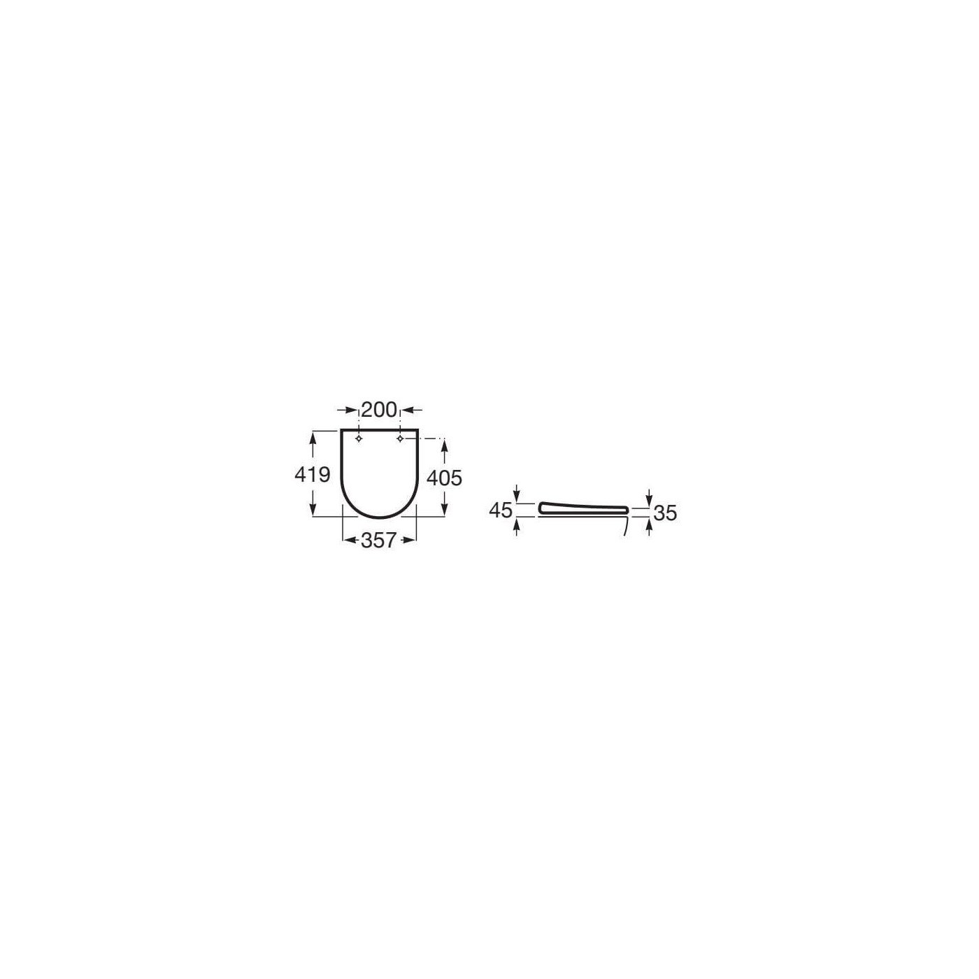 Deska WC Gap Compacto A801D22001 Roca