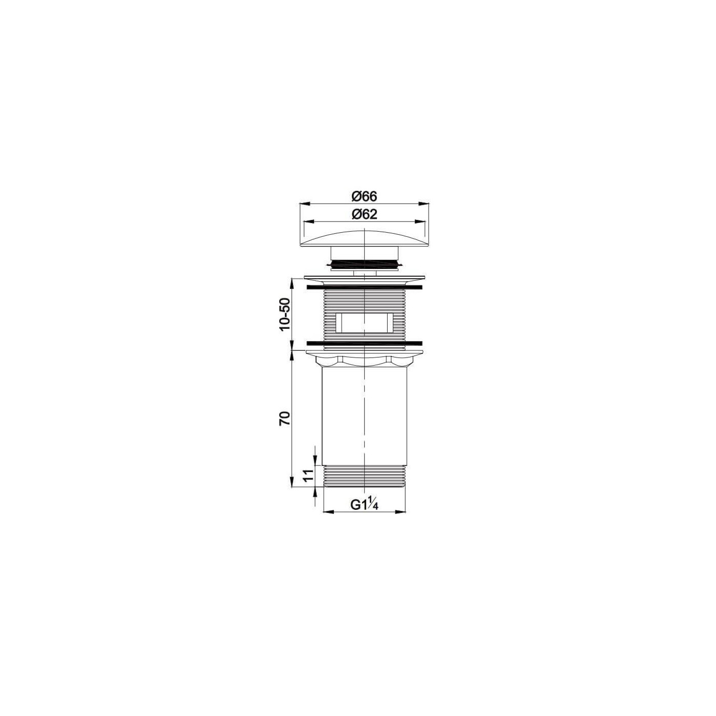 Korek Klik-Klak A706BP Omnires