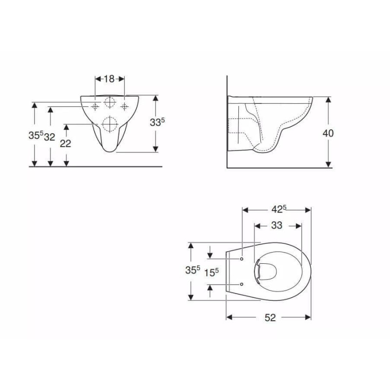 Miska WC Bezrantowa Rekord K93120000 Koło