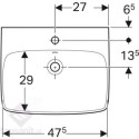 Umywalka Selenova Square 44X55 cm 500.290.01.7 Geberit