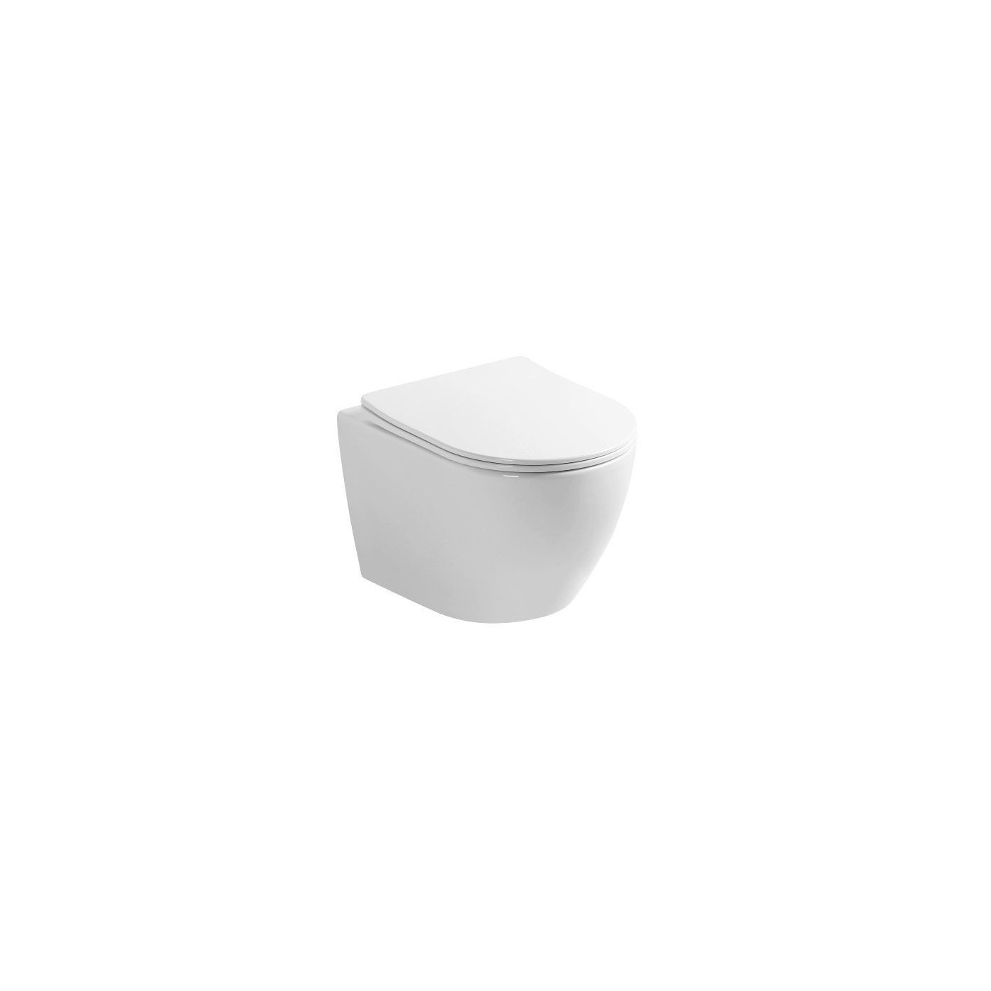 Miska WC Nox 1.0 Z Deską Wolnoopadającą Slim Biały 0114 Emporia