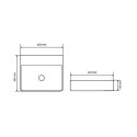 Umywalka Nablatowa Rima 2.0 Bez Otworu 60x40 CEEX.4902.600.WH Excellent