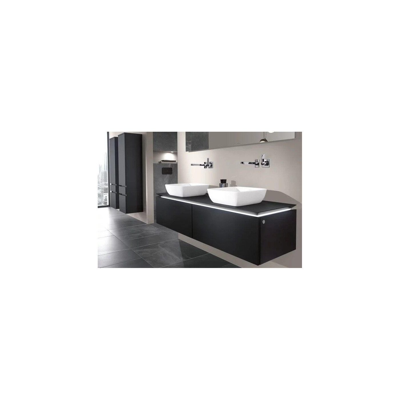Umywalka Nablatowa Artis 410 x 410 CeramicPlus Weiss Alpin 417841R1 Villeroy&Boch