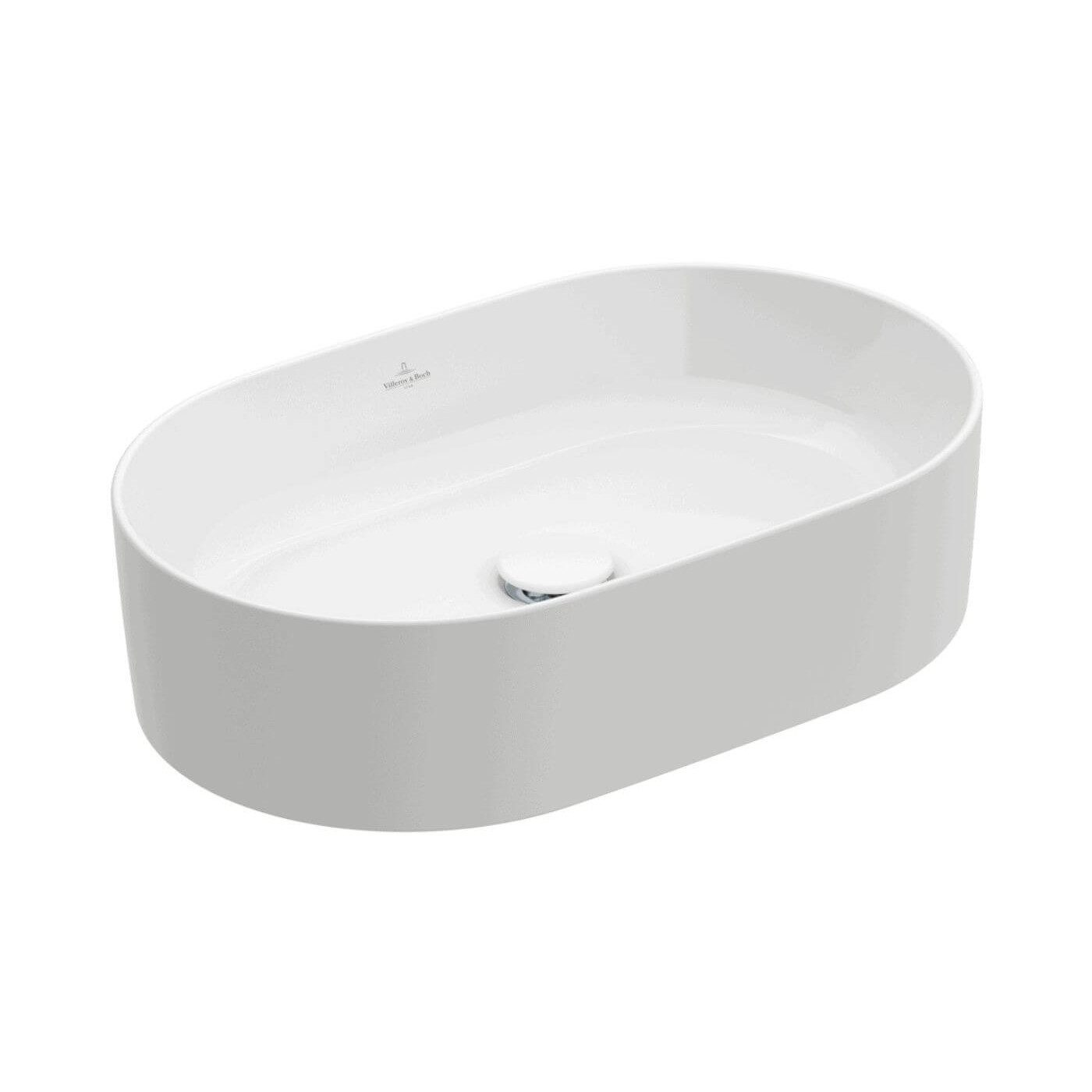 Umywalka Nablatowa Collaro 56x36 Weiss Alpin CeramicPlus 4A1956R1 Villeroy&Boch