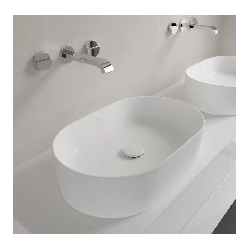Umywalka Nablatowa Collaro 56x36 Weiss Alpin CeramicPlus 4A1956R1 Villeroy&Boch