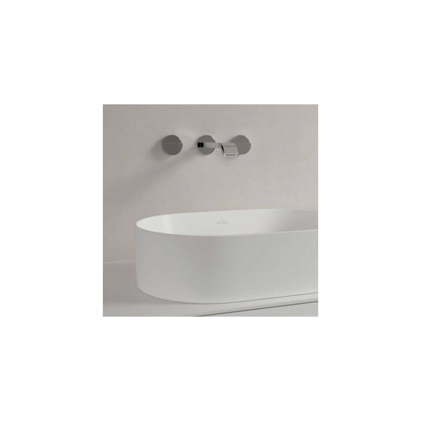 Umywalka Nablatowa Collaro 56x36 Weiss Alpin CeramicPlus 4A1956R1 Villeroy&Boch