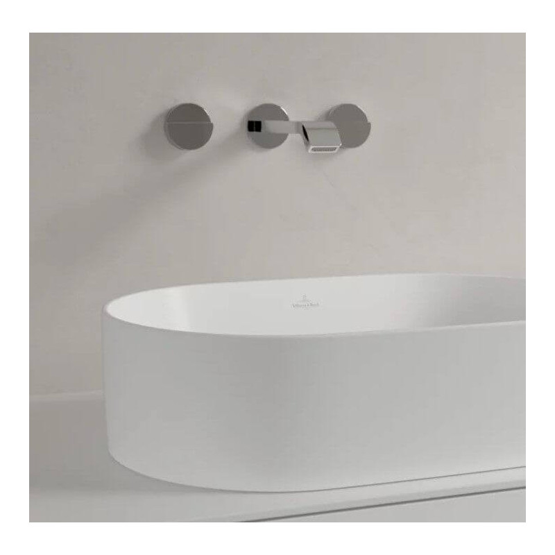 Umywalka Nablatowa Collaro 56x36 Weiss Alpin CeramicPlus 4A1956R1 Villeroy&Boch