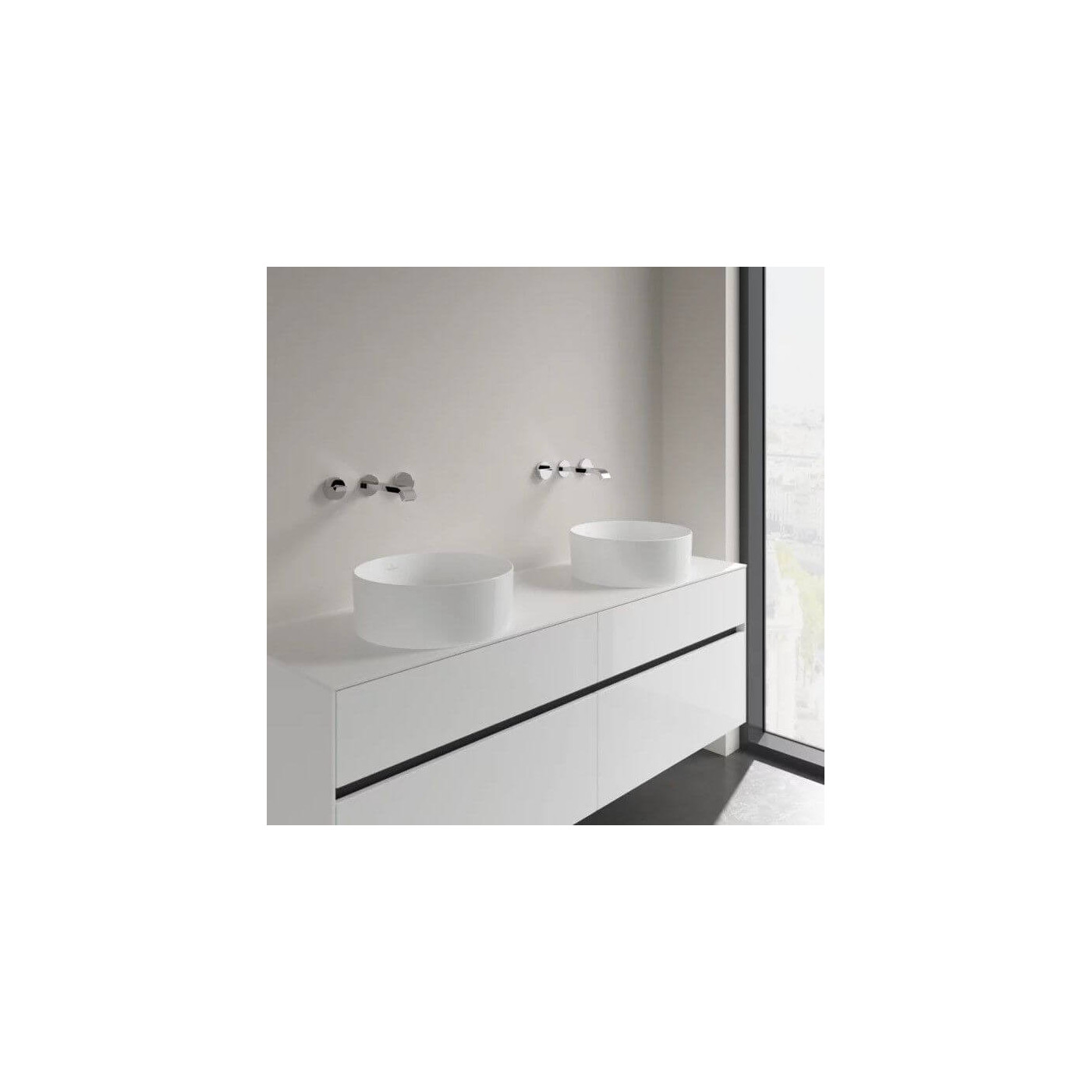 Umywalka Nablatowa Collaro 40x40 CeramicPlus Weiss Alpin 4A1840R1 Villeroy&Boch