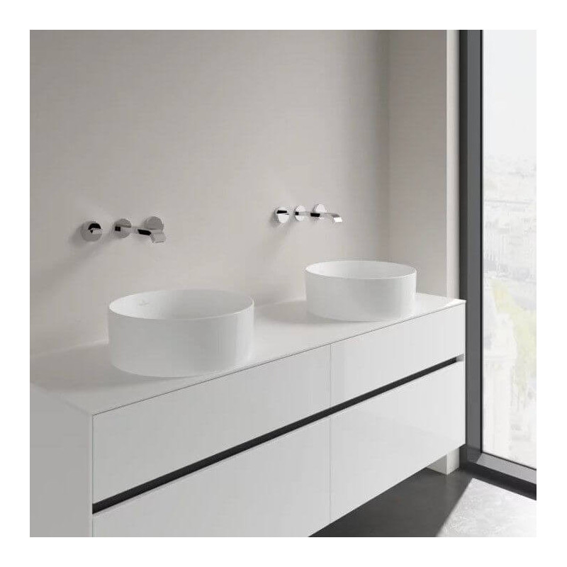 Umywalka Nablatowa Collaro 40x40 CeramicPlus Weiss Alpin 4A1840R1 Villeroy&Boch