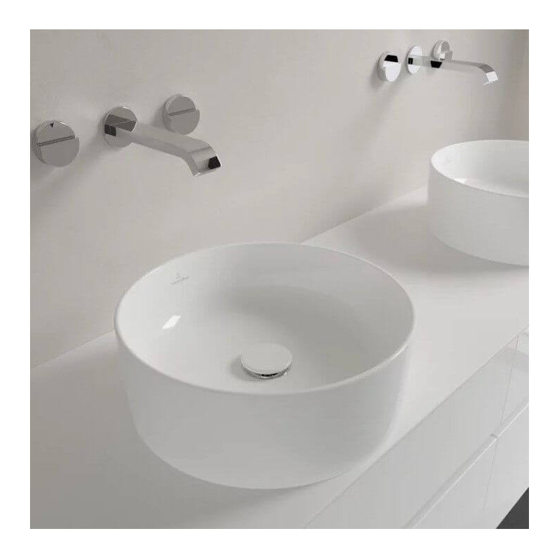 Umywalka Nablatowa Collaro 40x40 CeramicPlus Weiss Alpin 4A1840R1 Villeroy&Boch