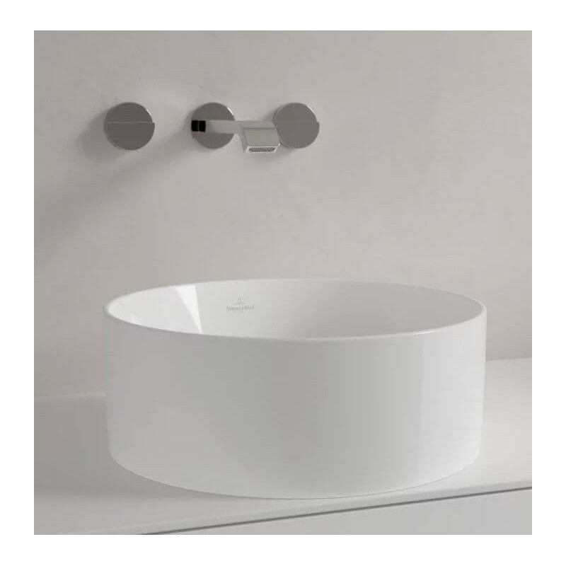 Umywalka Nablatowa Collaro 40x40 CeramicPlus Weiss Alpin 4A1840R1 Villeroy&Boch