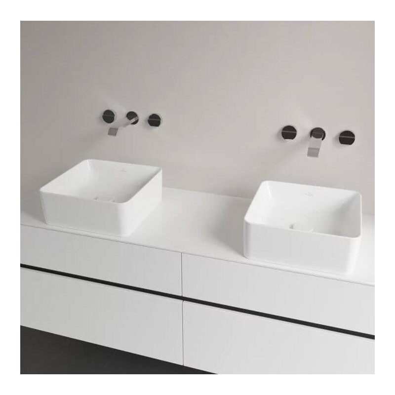 Umywalka Nablatowa Collaro 38x38 CeramicPlus Weiss Alpin 4A2138R1 Villeroy&Boch