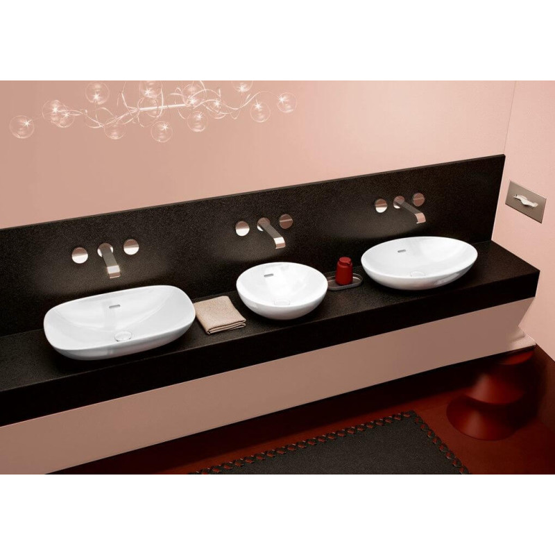 Umywalka Nablatowa Loop&Friends 56x38 CeramicPlus Weiss Alpin 4A4700R1 Villeroy&Boch