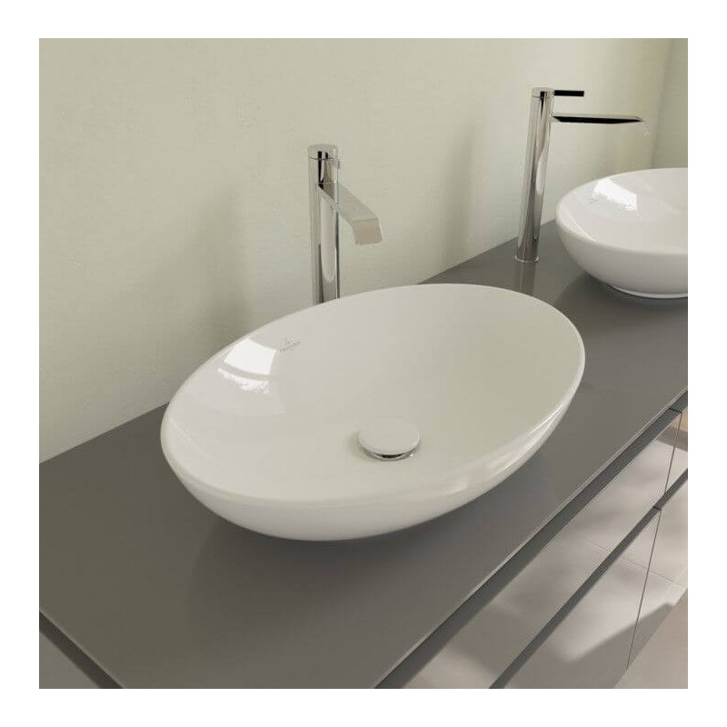 Umywalka Nablatowa Loop&Friends 56x38 Weiss Alpin 4A470101 Villeroy&Boch