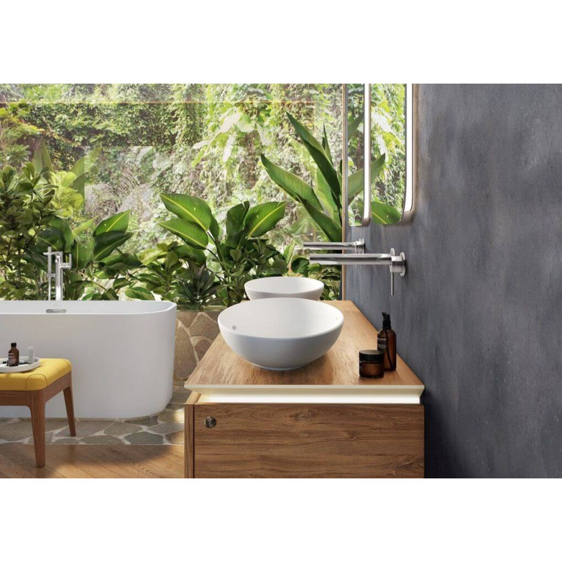 Umywalka Nablatowa Loop&Friends 56x38 CeramicPlus Weiss Alpin 4A4701R1 Villeroy&Boch
