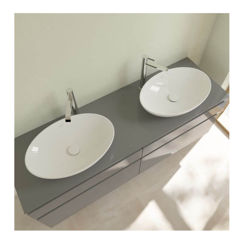 Umywalka Nablatowa Loop&Friends 62x42 Weiss Alpin 4A480101 Villeroy&Boch